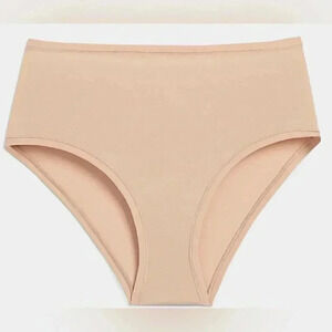 NWT lot of 4 assets Miya/CK/ Jockey high waist neutral lightweight thong brief S